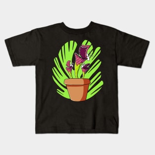 Sarracenia purpurea Kids T-Shirt